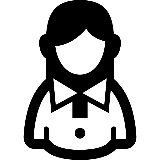 Woman casual symbol